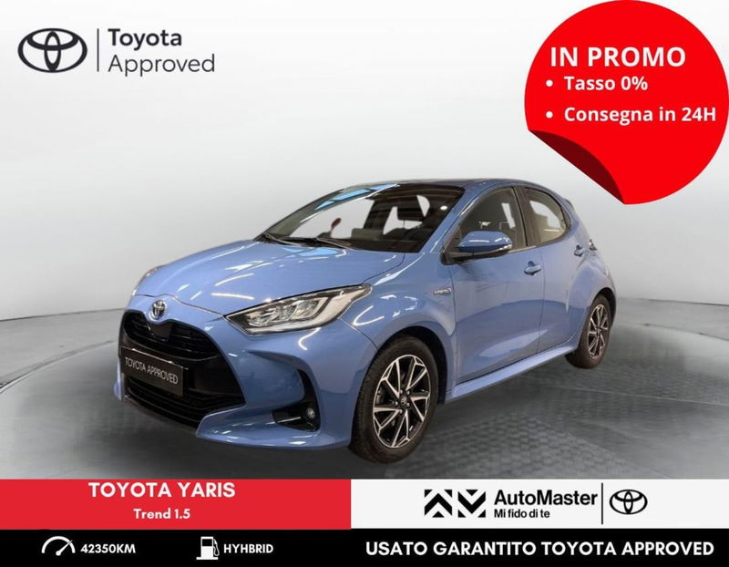 Toyota Yaris 1.5 Hybrid 5 porte Trend del 2020 usata a Ferrara