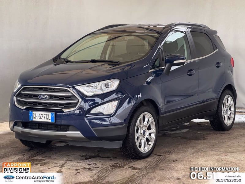 Ford EcoSport 1.0 EcoBoost 125 CV Titanium  del 2021 usata a Albano Laziale