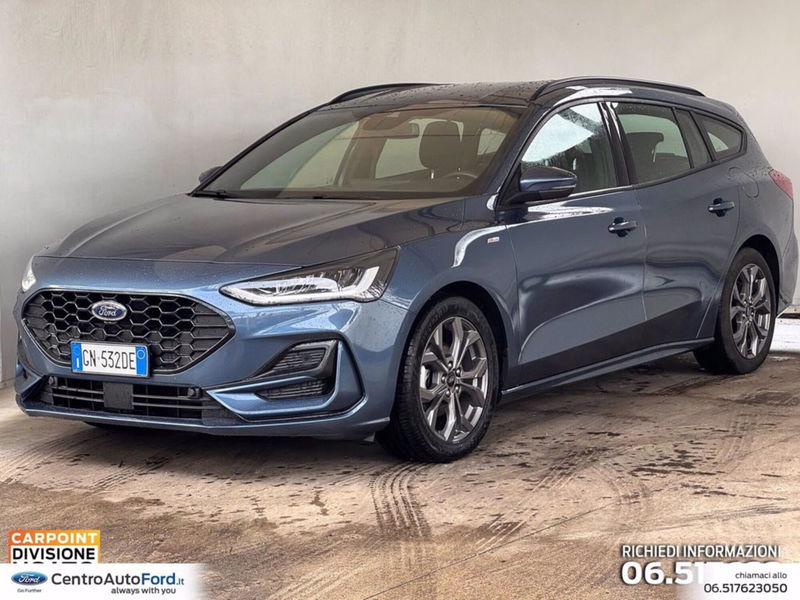 Ford Focus Station Wagon 1.0 EcoBoost Hybrid 125 CV SW ST-Line  del 2023 usata a Albano Laziale