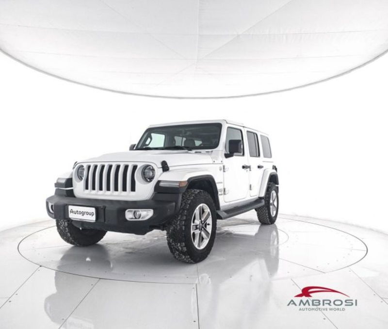 Jeep Wrangler Unlimited 2.2 Mjt II Sahara del 2019 usata a Corciano