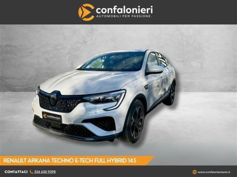 Renault Arkana 1.6 full hybrid Techno 145cv del 2024 usata a Sassari