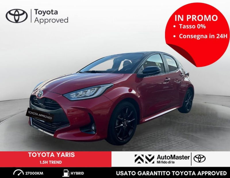 Toyota Yaris 1.5 Hybrid 5 porte Style del 2022 usata a Ferrara