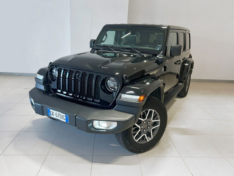 Jeep Wrangler Unlimited 2.0 Turbo Sahara  del 2022 usata a Napoli