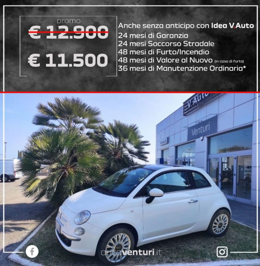 Fiat 500 usata a Viterbo