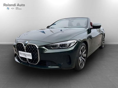 BMW Serie 4 Cabrio 420d  mhev 48V MSport Pro auto del 2022 usata a Alessandria