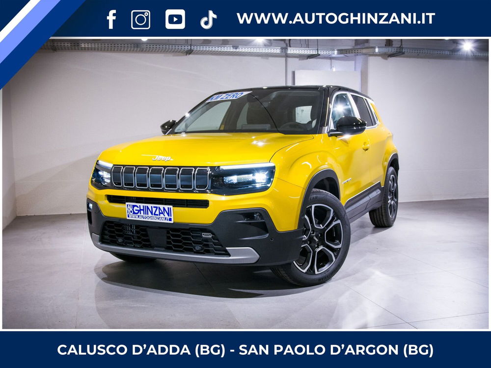 Jeep Avenger nuova a Bergamo