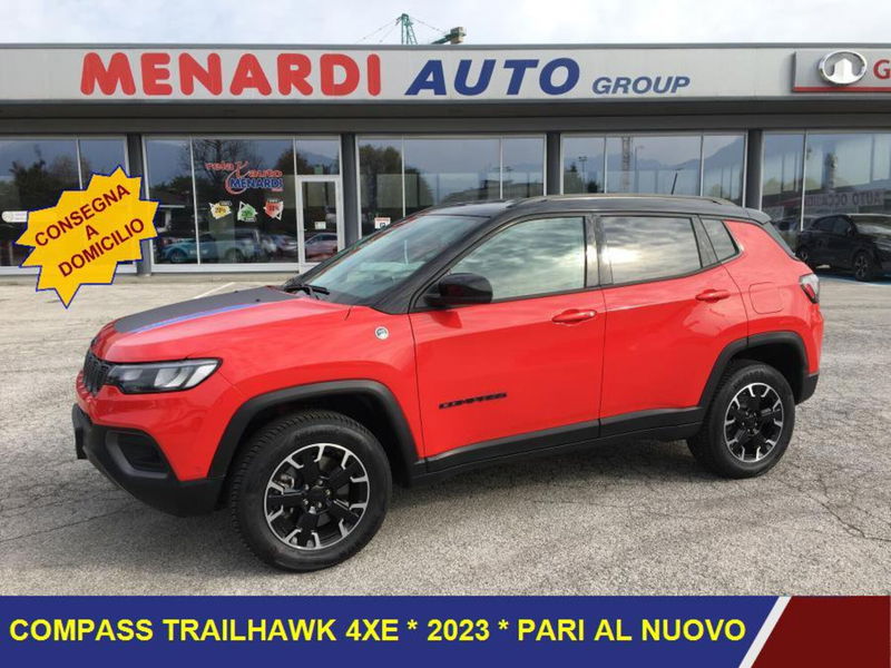 Jeep Compass 1.3 T4 240CV PHEV AT6 4xe Trailhawk  del 2023 usata a Bernezzo