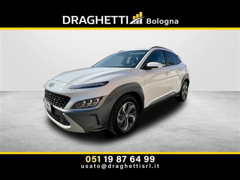 Hyundai Kona 1.6 gdi hev XLine Plus 2wd 129cv dct del 2021 usata a Bologna