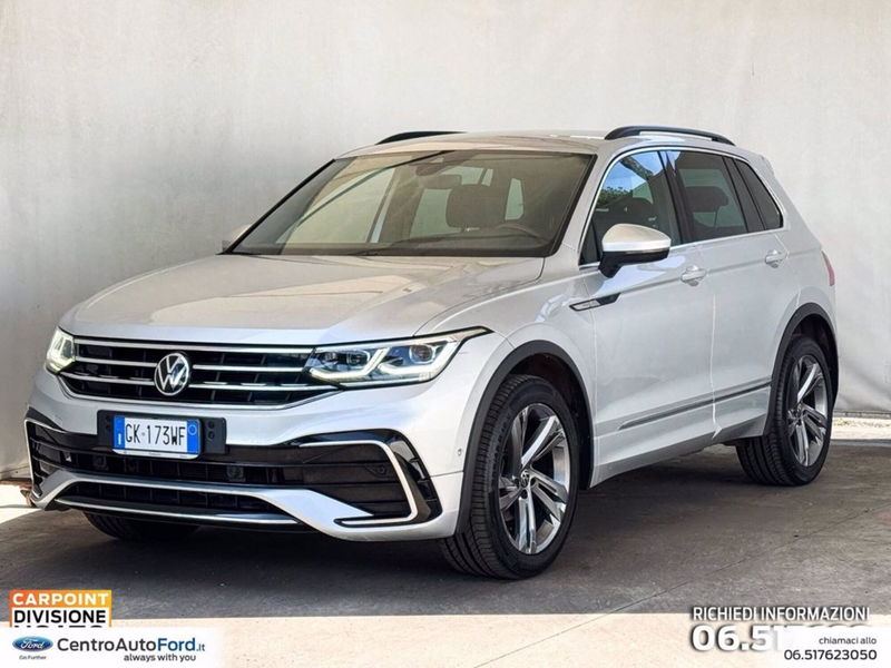 Volkswagen Tiguan 2.0 TDI 150 CV SCR DSG 4MOTION R-Line del 2022 usata a Albano Laziale