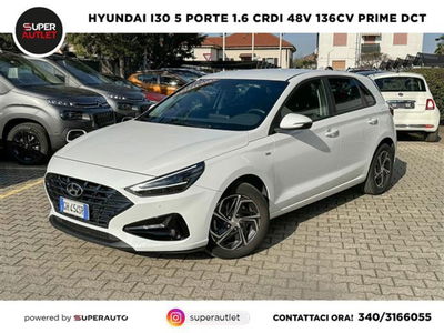 Hyundai i30 1.6 CRDi 136 CV 48V DCT 5 porte Prime del 2021 usata a Vigevano