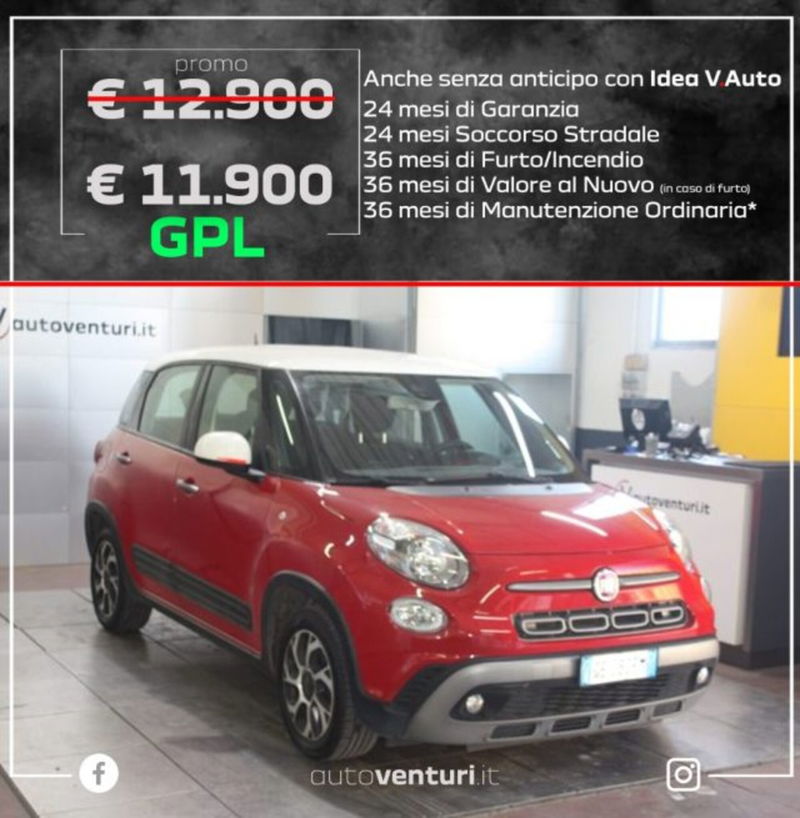 Fiat 500L 1.4 T-Jet 120 CV GPL Cross del 2020 usata a Civita Castellana