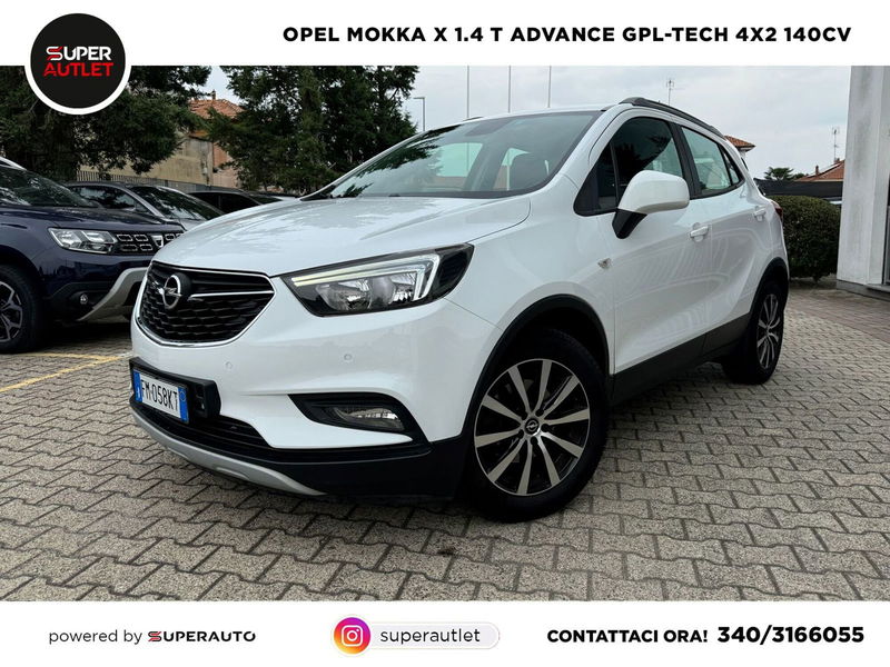 Opel Mokka 1.4 Turbo GPL Tech 140CV 4x2 Advance  del 2017 usata a Vigevano