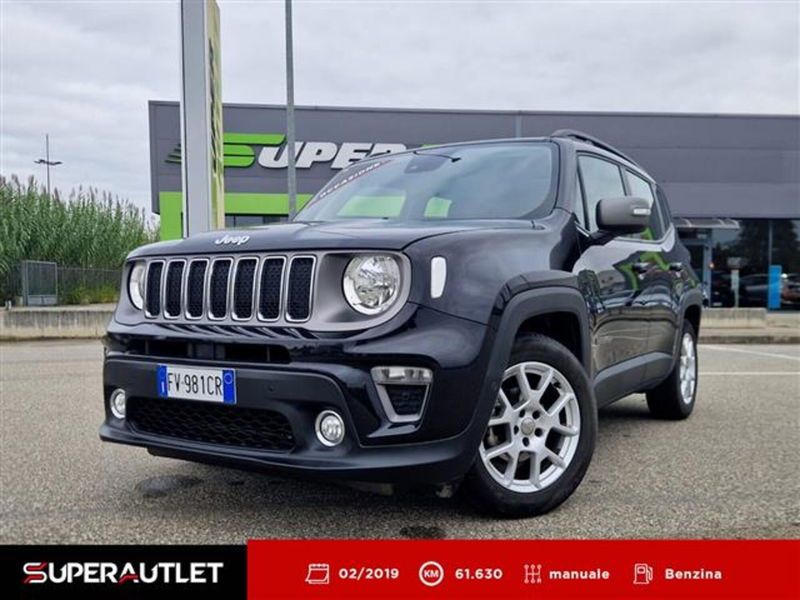 Jeep Renegade 1.0 T3 Limited  del 2019 usata a Vigevano