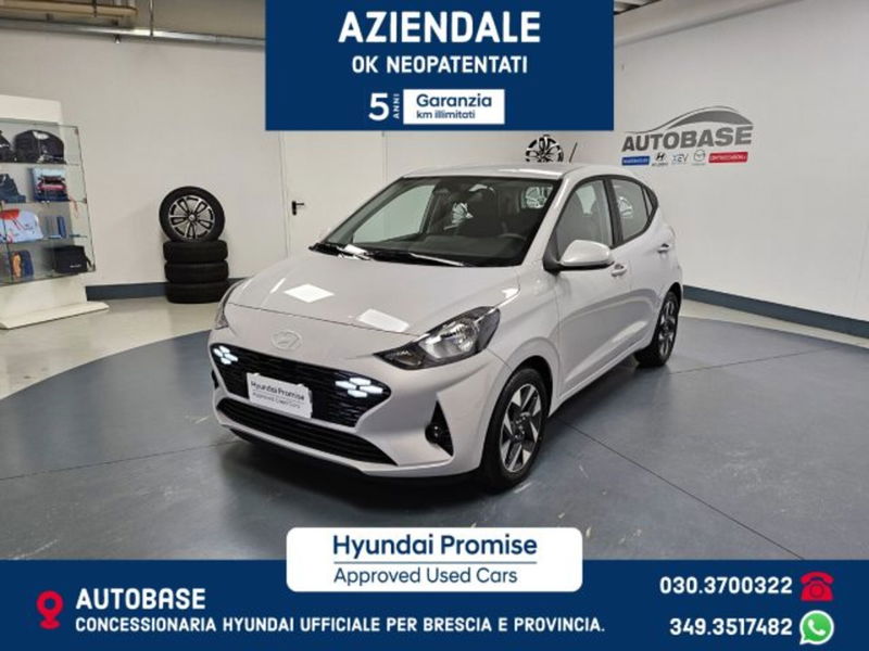 Hyundai i10 1.0 mpi Connectline 63cv del 2024 usata a Brescia