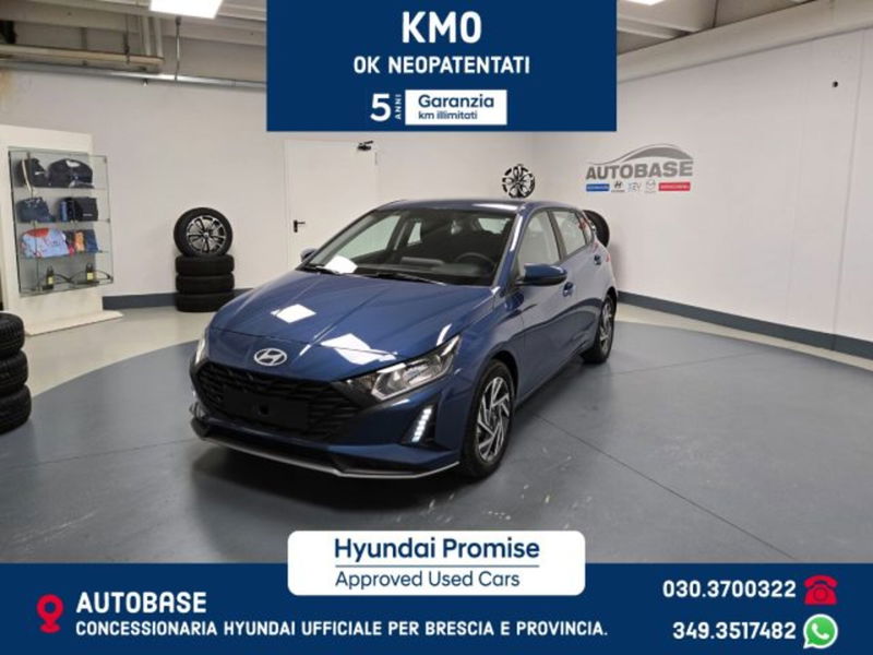 Hyundai i20 1.2 mpi Connectline 79cv mt nuova a Brescia