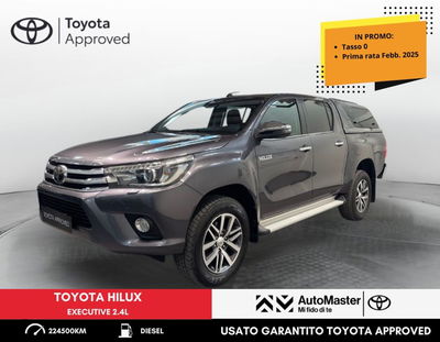 Toyota Hilux 2.D-4D 4WD porte Double Cab Executive  del 2019 usata a Ferrara