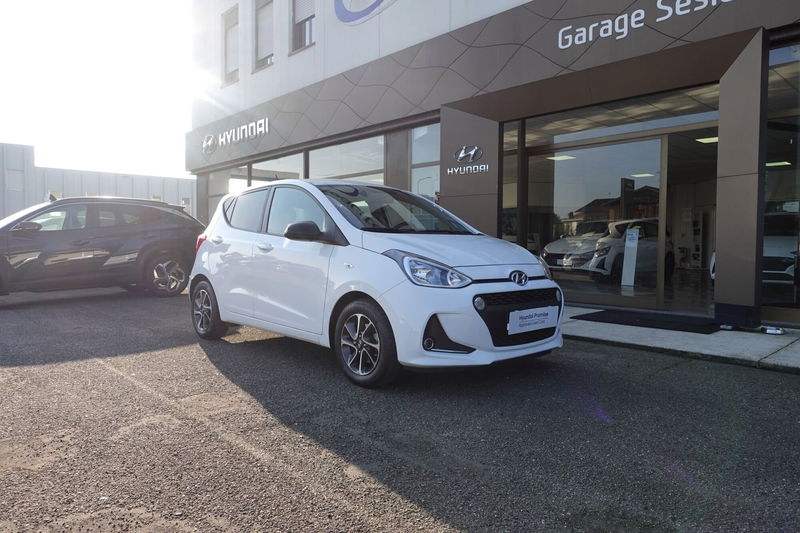 Hyundai i10 1.0 MPI Tech del 2019 usata a Caresanablot