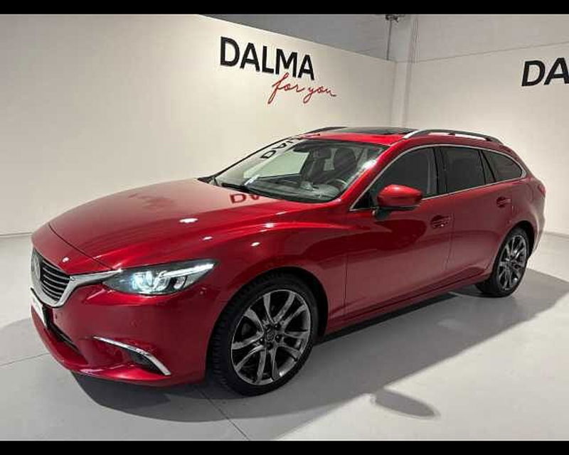 Mazda Mazda6 Station Wagon 2.2L Skyactiv-D 175CV aut. Wagon Exceed del 2017 usata a Solaro