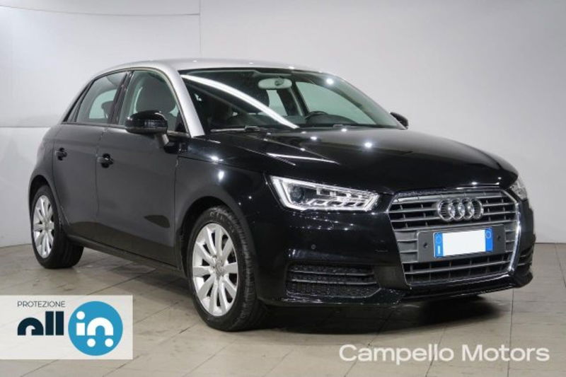 Audi A1 Sportback 1.6 TDI 116 CV S tronic Metal plus  del 2017 usata a Venezia