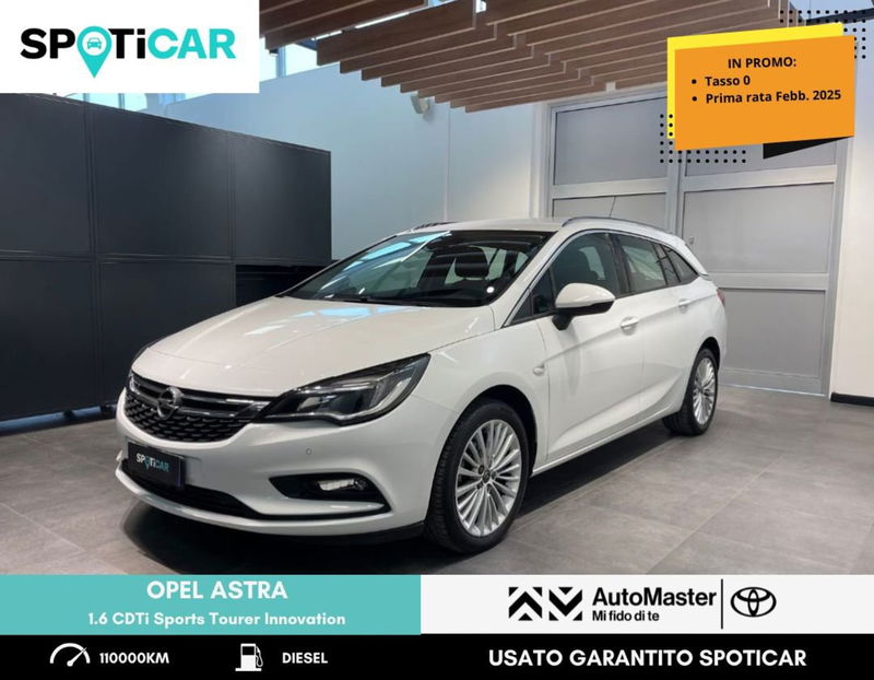 Opel Astra Station Wagon 1.6 CDTi 110CV Start&amp;Stop Sports Innovation  del 2019 usata a Ferrara