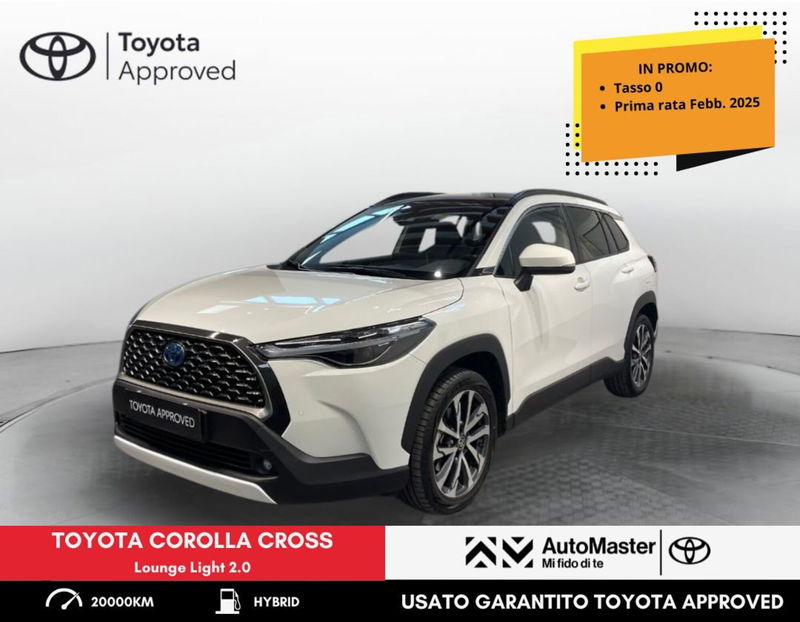 Toyota Corolla Cross Hybrid 2.0 Hybrid 197 CV E-CVT Lounge Light del 2023 usata a Ferrara