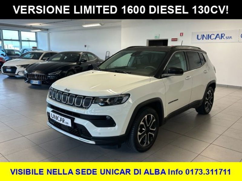 Jeep Compass 1.6 mjt Limited 2wd 130cv del 2021 usata a Alba