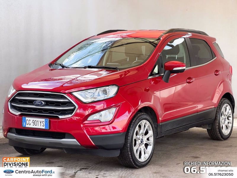 Ford EcoSport 1.0 EcoBoost 125 CV Titanium  del 2021 usata a Albano Laziale