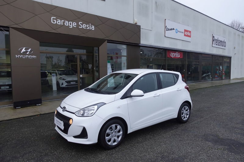 Hyundai i10 1.0 MPI Tech del 2019 usata a Caresanablot