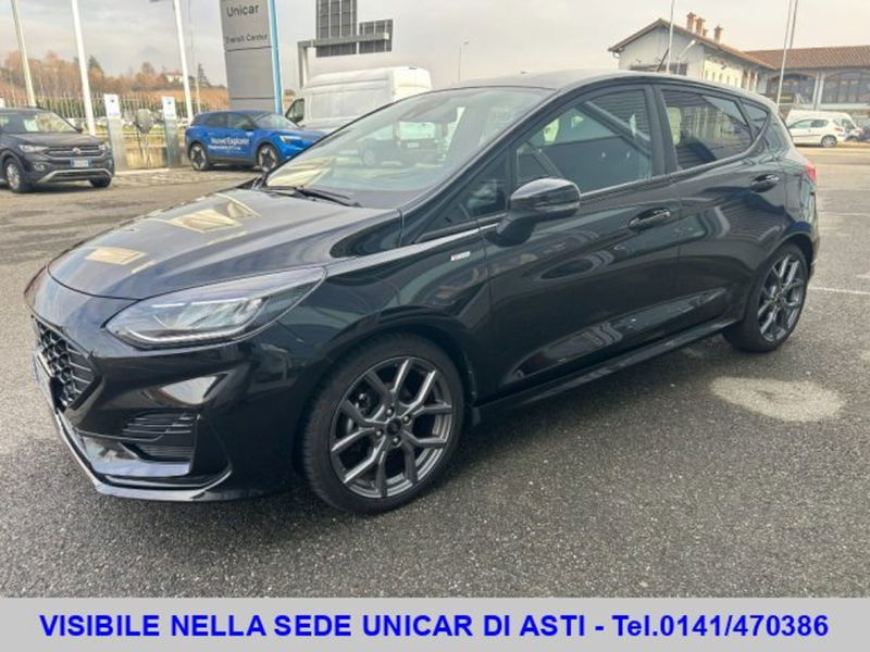 Ford Fiesta 1.0 Ecoboost Hybrid 125 CV DCT 5 porte ST-Line  del 2022 usata a Alba