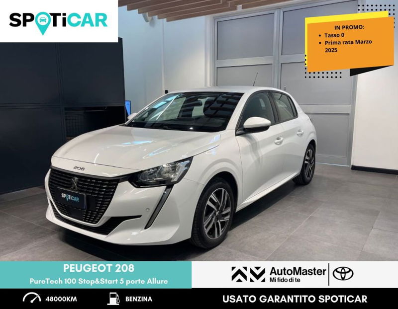 Peugeot 208 PureTech 100 Stop&amp;Start 5 porte Allure  del 2020 usata a Ferrara