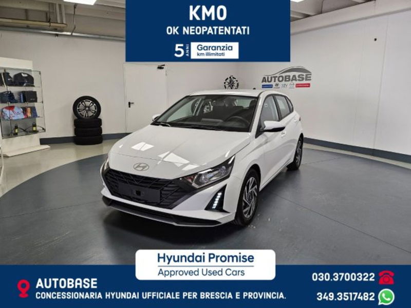 Hyundai i20 1.2 mpi Connectline 79cv mt nuova a Brescia