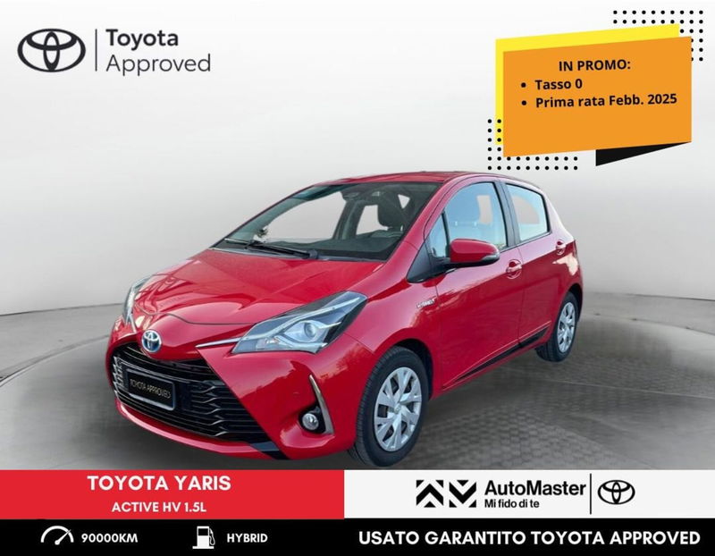 Toyota Yaris 1.5 Hybrid 5 porte Active  del 2017 usata a Rovigo