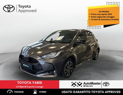 Toyota Yaris 1.5 Hybrid 5 porte Lounge del 2020 usata a Rovigo