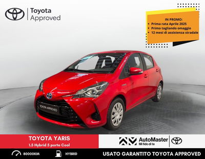 Toyota Yaris 1.5 Hybrid 5 porte Cool  del 2019 usata a Ferrara