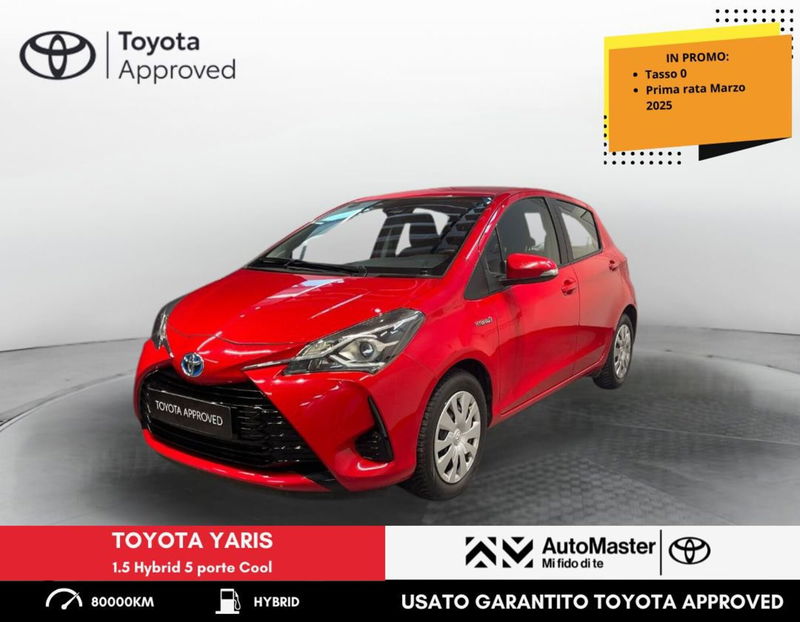 Toyota Yaris 1.5 Hybrid 5 porte Cool  del 2019 usata a Ferrara