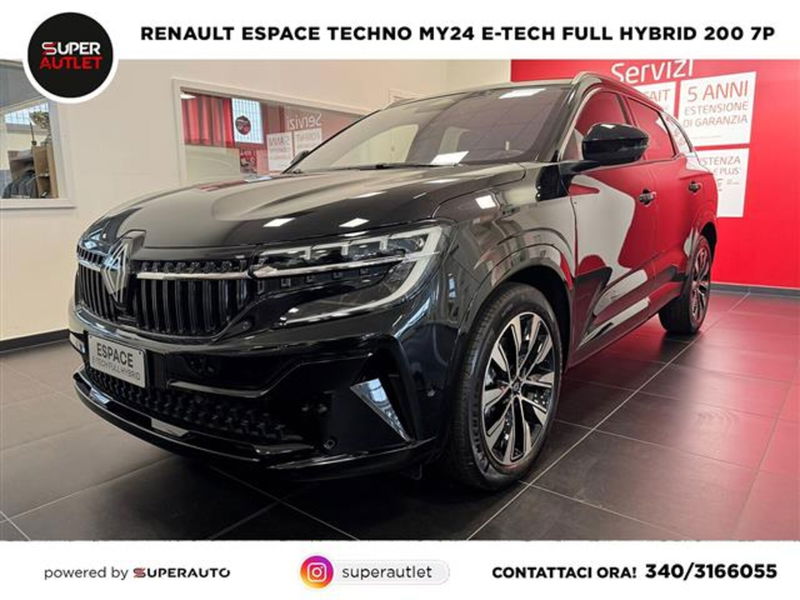 Renault Espace 1.2 e-Tech full hybrid Techno 200cv auto 5p.ti nuova a Vigevano