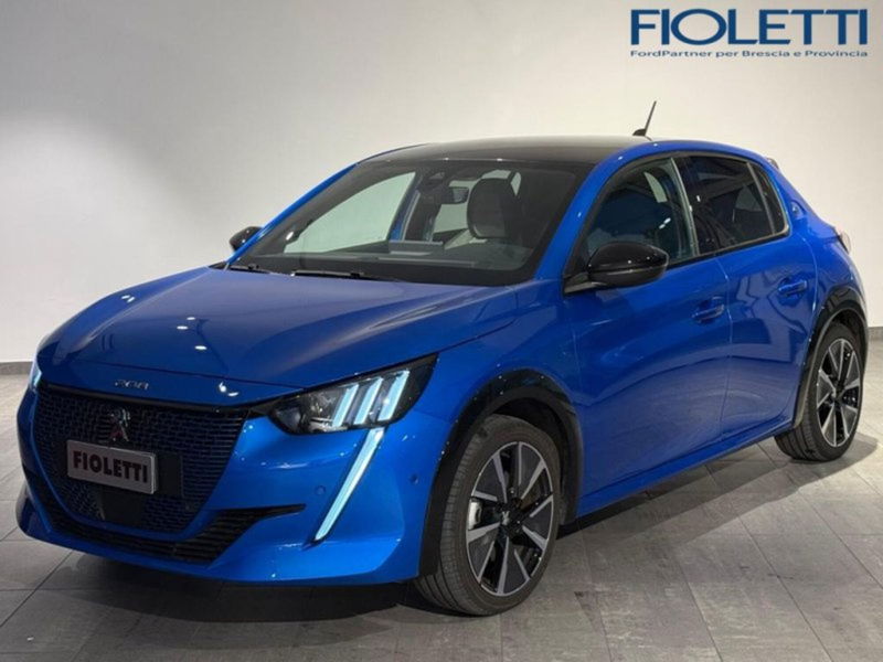 Peugeot 208 motore elettrico 136 CV 5 porte GT Line del 2020 usata a Brescia