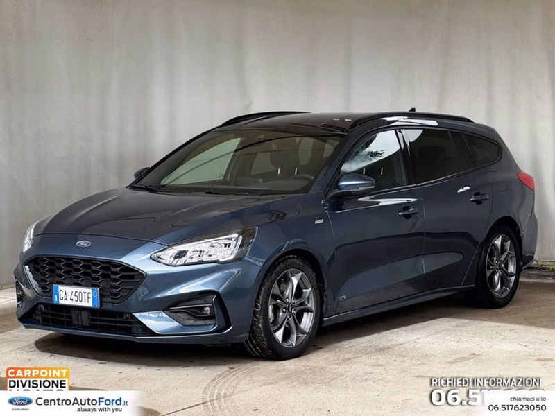 Ford Focus Station Wagon 1.5 EcoBlue 120 CV automatico SW ST-Line Co-Pilot  del 2020 usata a Albano Laziale