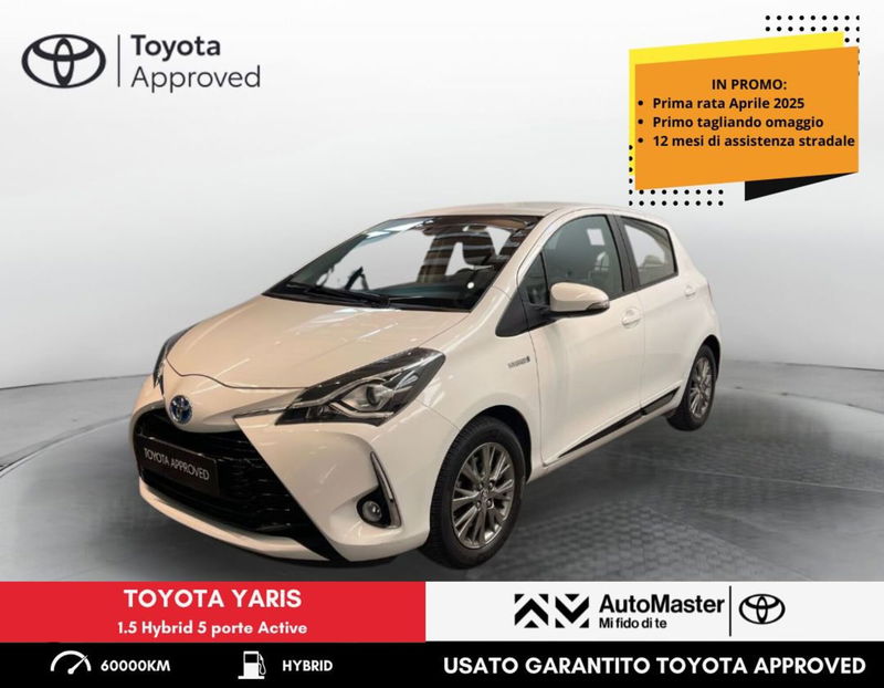 Toyota Yaris 1.5 Hybrid 5 porte Active  del 2017 usata a Ferrara