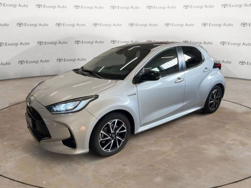 Toyota Yaris 1.5 Hybrid 5 porte Lounge del 2021 usata a Albano Vercellese