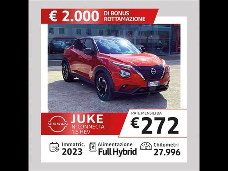 Nissan Juke 1.6 94 CV Visia del 2023 usata a Taranto