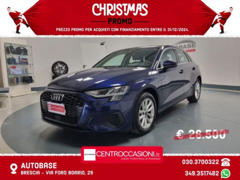 Audi A3 Sportback 35 TDI S tronic Business  del 2022 usata a Brescia