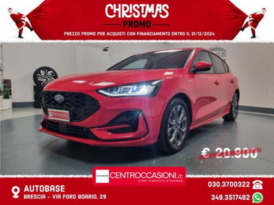 Ford Focus 1.0 EcoBoost Hybrid 125 CV Power. 5p. ST-Line Design  del 2022 usata a Brescia