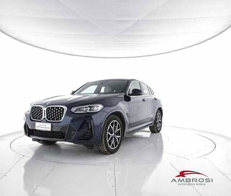 BMW X4 xdrive20d mhev 48V Msport auto del 2022 usata a Viterbo