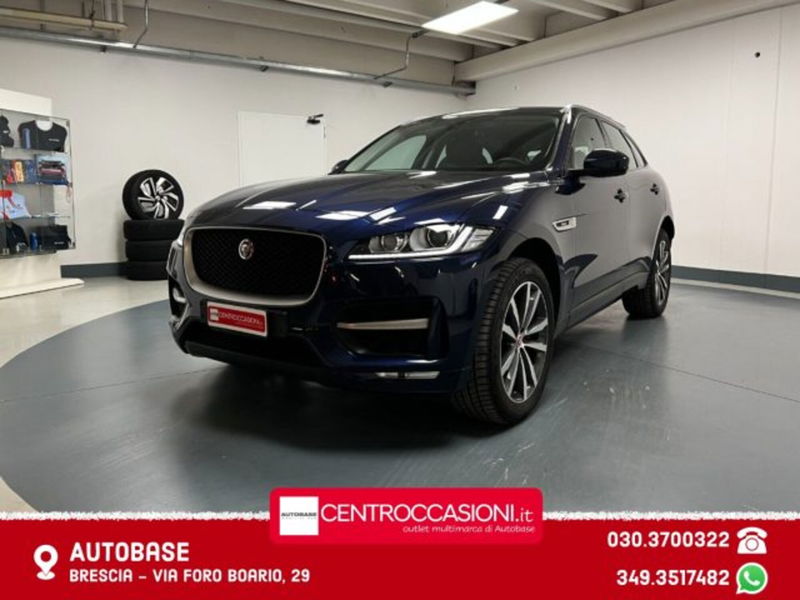 Jaguar F-Pace 3.0 D V6 300 CV AWD aut. R-Sport  del 2017 usata a Brescia