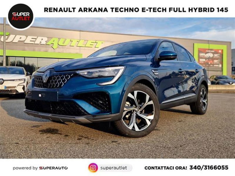 Renault Arkana 1.6 full hybrid Techno 145cv nuova a Vigevano