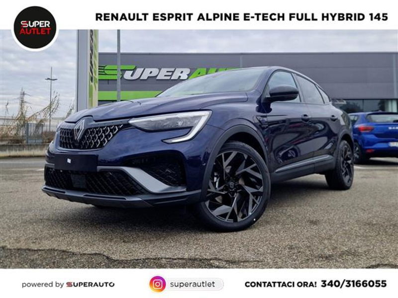 Renault Arkana 1.6 full hybrid Esprit Alpine 145cv nuova a Vigevano