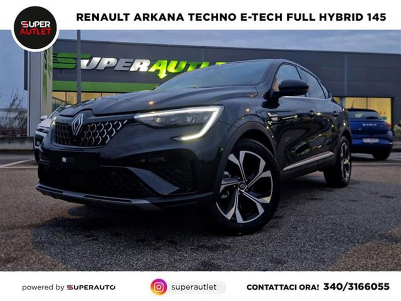 Renault Arkana 1.6 full hybrid Techno 145cv nuova a Vigevano