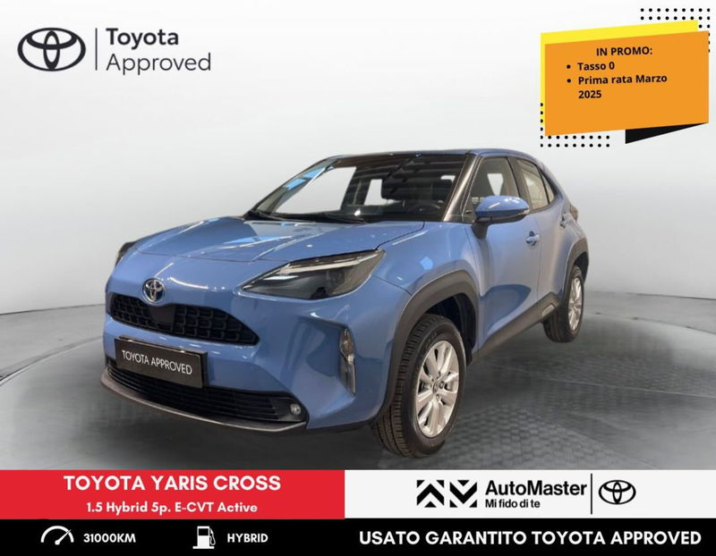 Toyota Yaris Cross 1.5 Hybrid 5p. E-CVT Active del 2021 usata a Ferrara