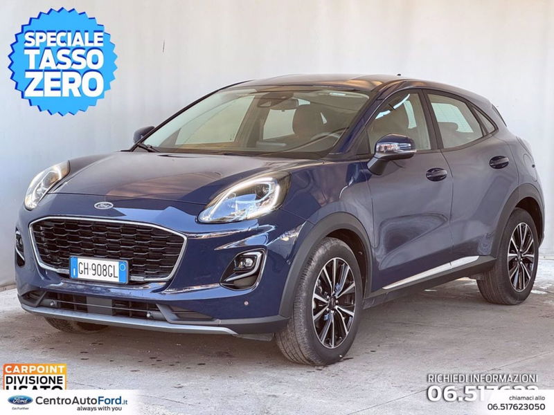 Ford Puma 1.0 ecoboost h Titanium 125cv del 2021 usata a Albano Laziale